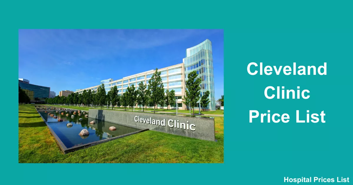 Cleveland Clinic Price List