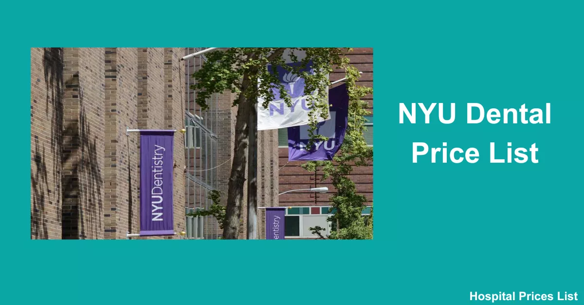 NYU Dental Price List