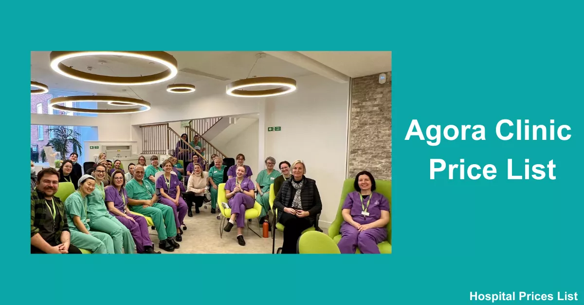 Agora Clinic Price List