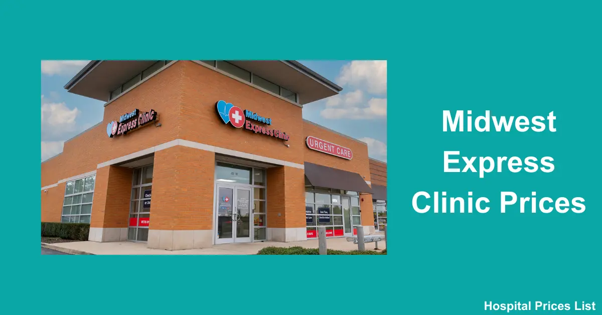 Midwest Express Clinic Prices