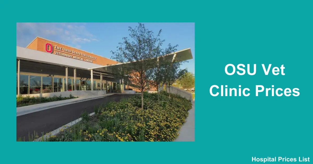 OSU Vet Clinic Prices