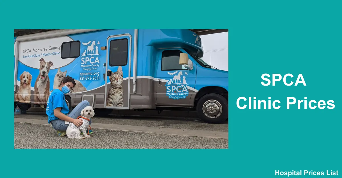 SPCA Clinic Prices