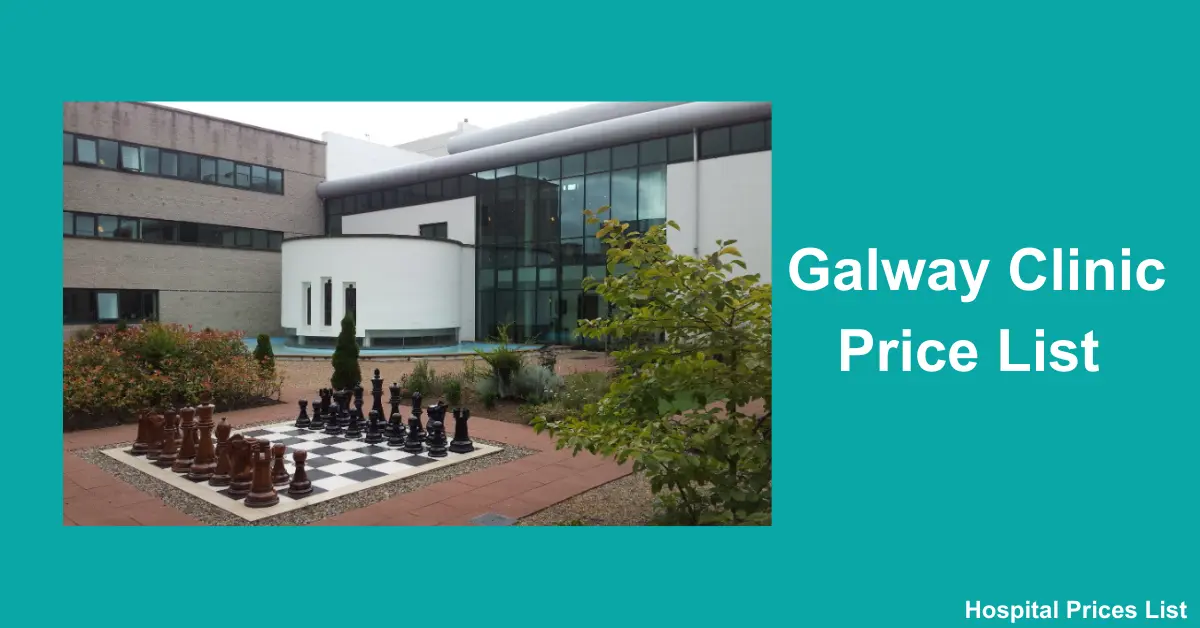 Galway Clinic Price List